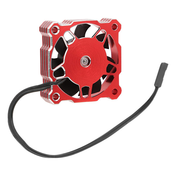 Højhastigheds Elektrisk Motor Køleblæser 40x40mm 16000RPM 5V‑9V Passer til 1/10 1/8 1/12 RCRed
