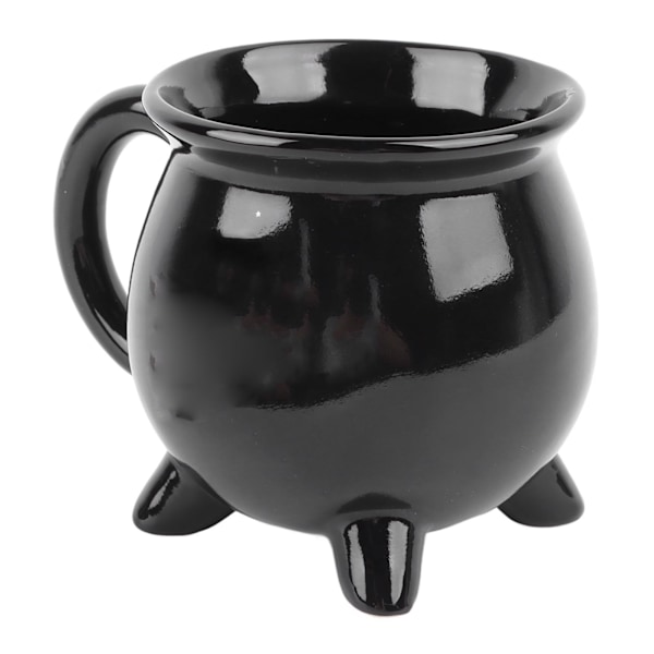Heksekjele Kanne 300ml Forseglert Witchy Svart Kjele Kanne for Halloween Dekor Borddekorasjon
