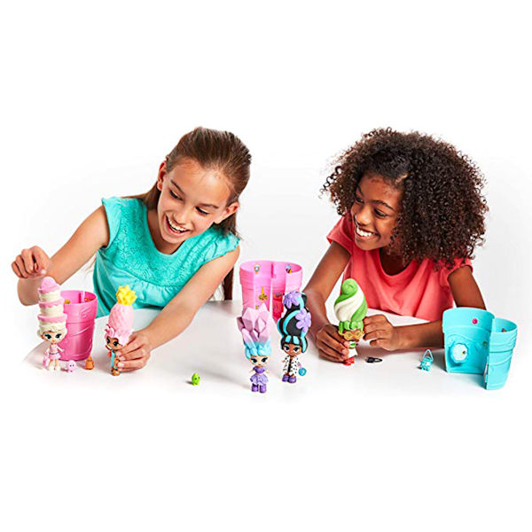 Blomkruka docka vattning kommer att blomma långt hår Rolig roman Blind Box Toy Doll