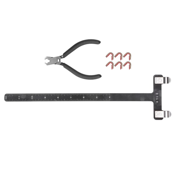 Bågskytte Linjal av aluminiumlegering Recurve/Compound Bow T-formad bågemätverktygssats
