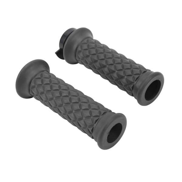 1 par 22 mm gasspaker Universal Komfortabelt grep Passer for scooter GY6 50cc 80cc 125c 150cc Svart