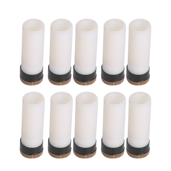 10 stk. Snooker Pool Cue Tip Billiards Stang Stick Udskiftningsdele Reparationsværktøj Forbrugsvarer Tilbehør 10mm