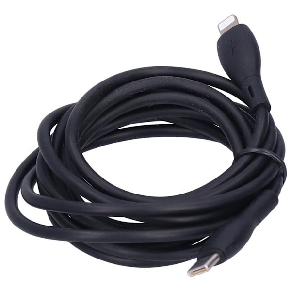 KUULAA Mobiltelefon Data Kabel 20W Telefonopladningskabel 2M Blød Opladningsledning Sort