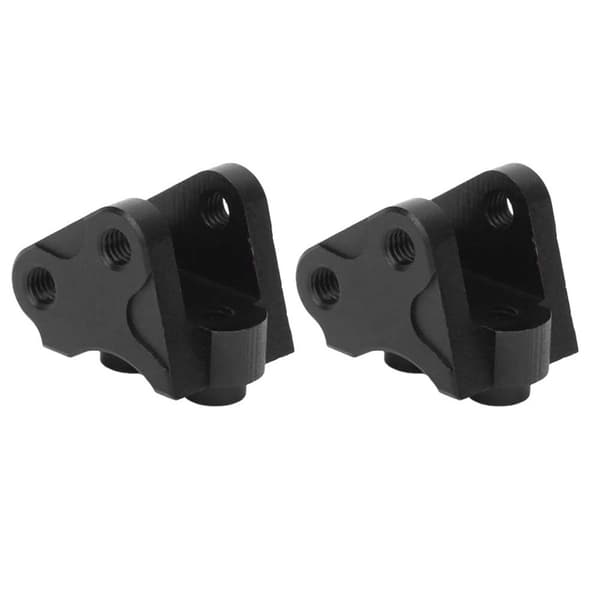 2 stk. Forreste og bagerste nedre støddæmperforbindelse Link Mount passer til SCX10-II AXIAL RC Bil Sort