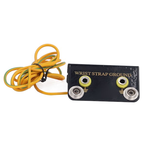 5 Pcs Wrist Strap Ground Socket ESD Grounding System L-Shaped, Non-Static