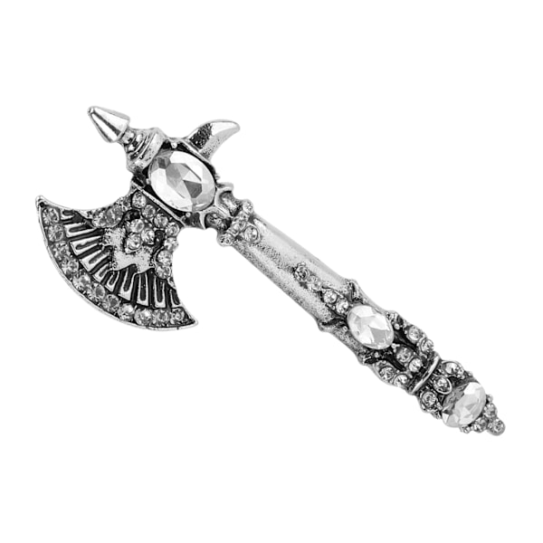 Rintakoru Strassi Kirves Rintakoru Vintage Tomahawk Neula Joulurintakorut Naisille Tytöille Hopea