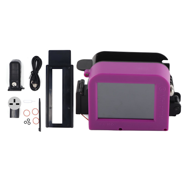 Handheld Inkjet Printer Detachable Portable Mini Smart Inkjet Coding Machine for Production Date QR Code 100 to 240V UK Plug