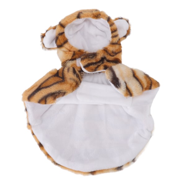 Dog Tiger Halloween kostym Klassisk Söt Varma slående färger Vackra Pet Cosplay Tiger Kläder för höst och vinter S