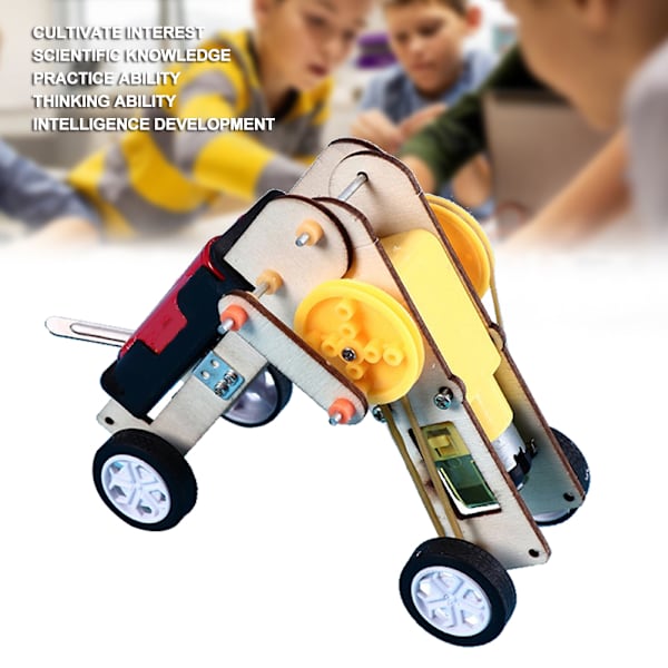 Gør-det-selv maskecrawler robotmodel Uddannelsesstuderende Videnskabseksperiment Legesæt Ormcrawlerobot