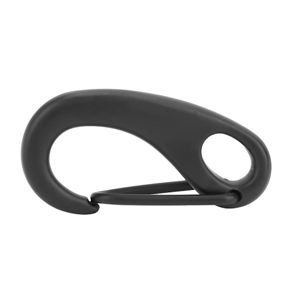 316 Rustfrit Stål Snap Hook Clip Bolt Kit Scuba Diving Tilbehør (50MM, Sort)