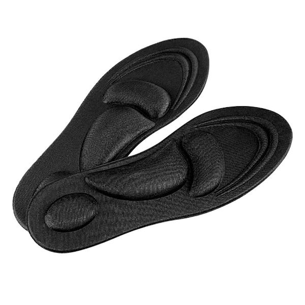 Ortotiska innersula Flat Feet Arch Support Memory Foam Insole Shoe Pad Comfort Black for Men