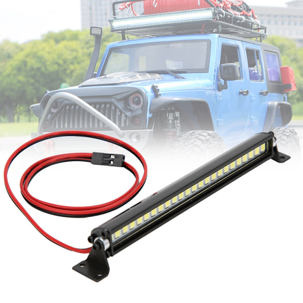 24 LED Kattolukuvalaisin Kattolamppu Koriste RC-Tarvike Sopii Scx10 1/10 4WD Autolle Musta