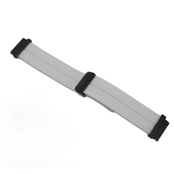 Klockband Vikbart magnetiskt spänne Klocka Bytesrem Silikon Sportarmband för Fenix ​​7S/6S/5S 0.79in Grå