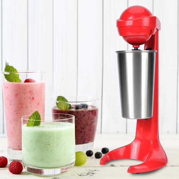 Kaksoispääinen sähköinen Milkshake-koneen valmistaja Kahvi Juomasekoitin Maitosekoitin kotiin Baari EU-pistoke 220V