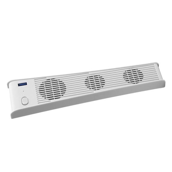 Spelkonsol Kylfläkt för PS5 USB-kylare med 3 fläktar för PS5 DE/CDROM Spelvärd (Vit)