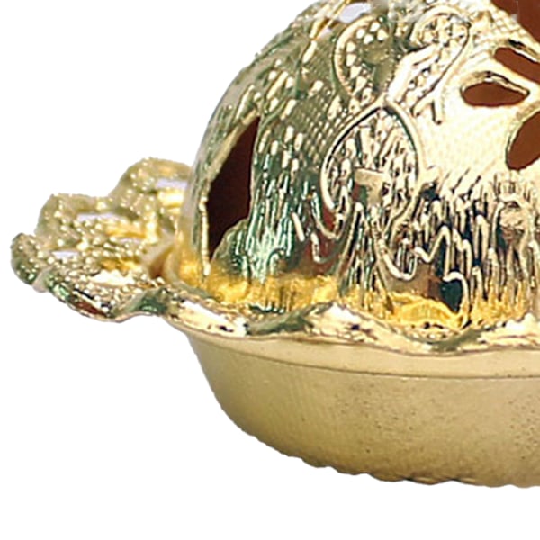 Vintage Røgelsesbrænder Udsøgt Rustbeskyttelse Metal Røgelsesbrænder til Soveværelse Stue Tårn Guld