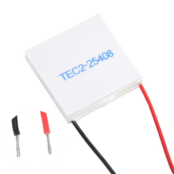 Termoelektrinen jäähdytin TEC2-25408 2-kerroks puolijohde elektroninen jäähdytyslevy 40x40 mm 12V 8A