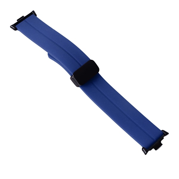 Urrem Urbånd Silikon Magnetisk Foldbar Fleksibel Vandafvisende Urrem til Mi Band 8 Pro Blå