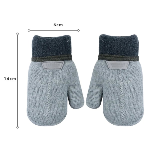 Mittens For Toddler Winter Gloves Kids Knitted Warm Magic Mittens For