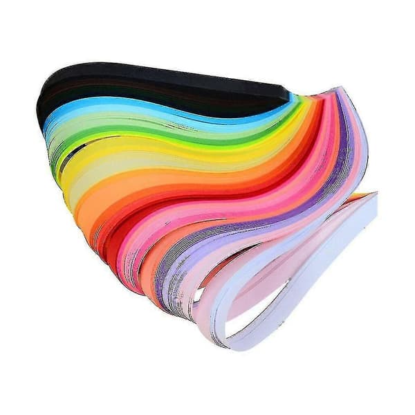 260 st 26 färger Quillingremsor Quillingpapper 5 mm för quillingkit