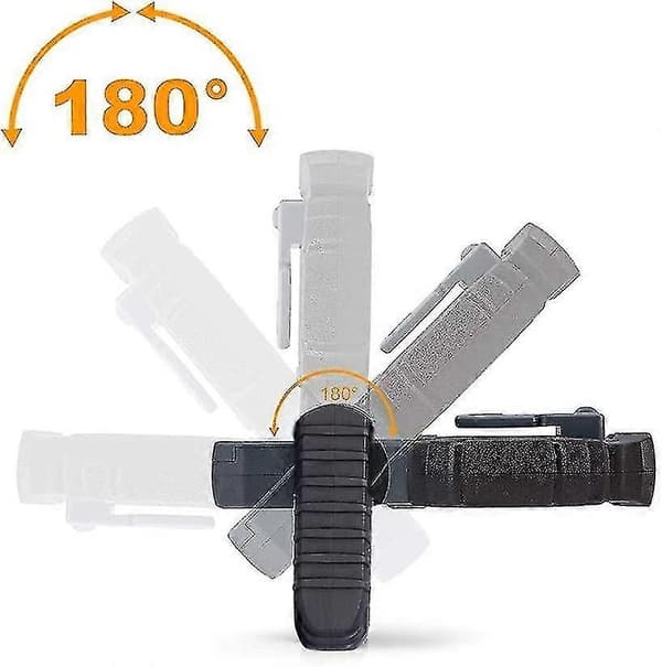 Ladattava LED-työvalo, 5w Cob-etutarkastusvalot koukulla Black