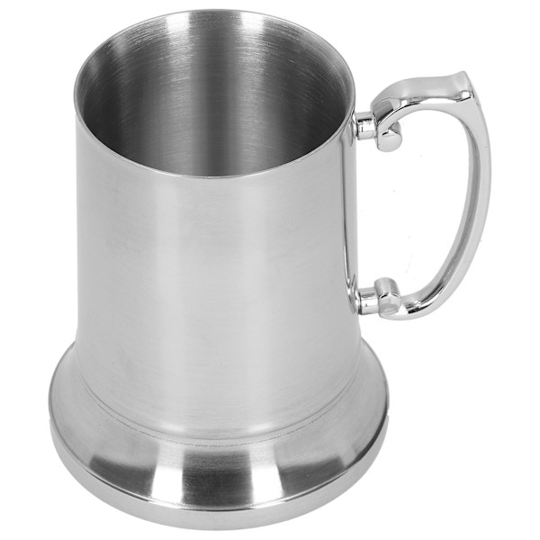 Krus i rustfritt stål Sølv med håndtak for barutstyr Cocktailglassbeger 560 ml