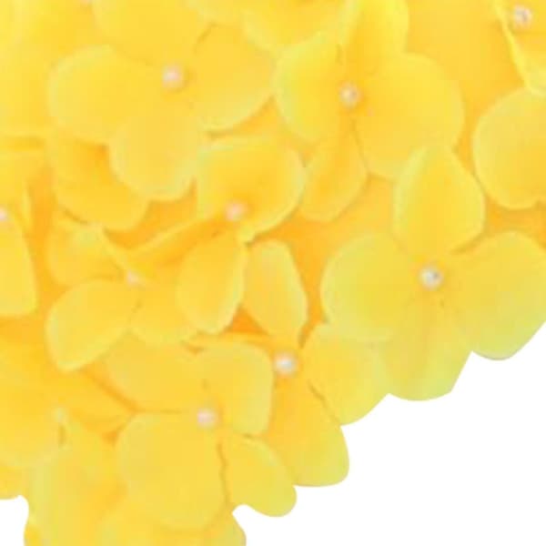 Trendy badehætte med lyserøde blomster, til alle svømmeniveauer, julegave Yellow