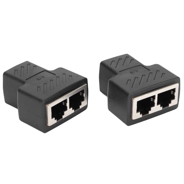 2 stk. Ethernet-splitter - Udvid dine netværksforbindelser