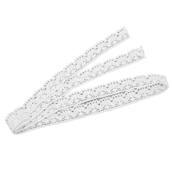 Blonderibbon DIY Klipning Elegant Stil Klare Mønstre Quilte Tilbehør til Jule Bryllupsdekoration Hvid