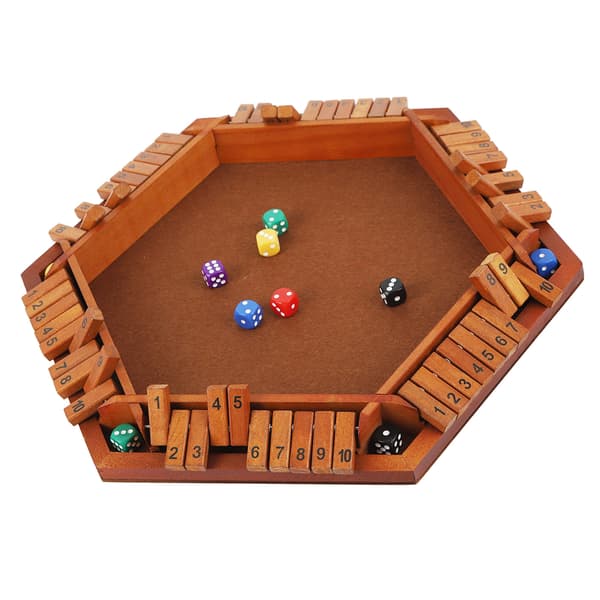 Terningespil Math Box Terningespil Spillere Luk Familiebord Terningespil til 1-6 spillere