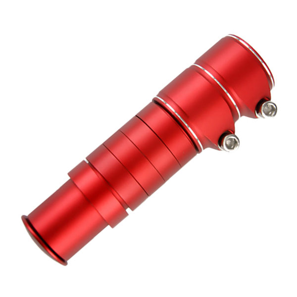 Bike Stem Riser Styreförlängare Cykelgaffelstam för landsvägscykel Mountainbike Aluminiumlegering Head Up Adapter 13cm Röd