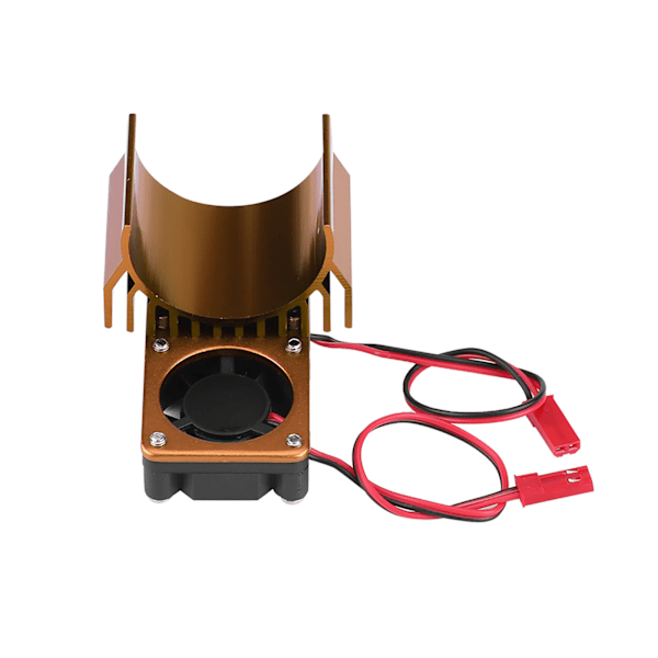 540/550 motor dobbel kjøleventilator kjøleribbe med for 1/10 skala elektrisk RC bil gull