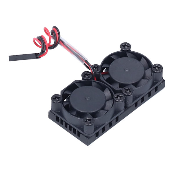 Køleventilatorer til Raspberry Pi Køleplade Køler ABS Lav støj til 3B 3B+ 4 4B