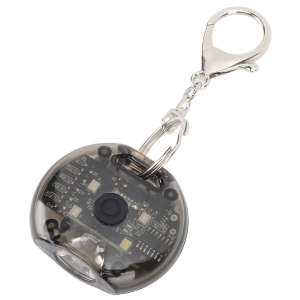 Utomhus Mini Strong Light Ficklampa Bärbar Uppladdningsbar Nyckelring Ficklampa med magnetisk botten