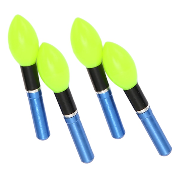 4 st Bobber Light Glow Sticks Återanvändbar glödlampa typ Elektronisk fiskeflottor Light Stick för nattfiske Green