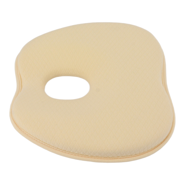 Baby Head Shaping Kudde Korrigering Flat Head Spänst Memory Foam Nyfödd sovkudde för barnvagnar Sängar Gul
