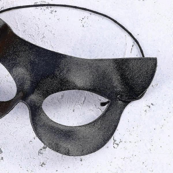 Halloween-kostymmask, halloween-mask, kattögon-halvmask