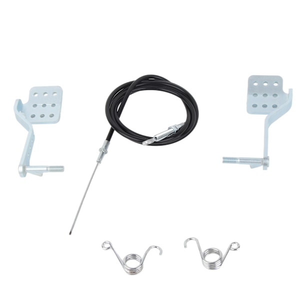 1 par Go Kart Pedals Kit Bromsgaspedaler med 71-tums gaskabel för 196cc 6,5 hk Road Rocket Azusa Fun Kart