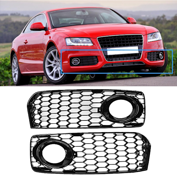 Par Dimljus Grill Modifieringsdelar Passar till Audi A5 S-Line S5 B8 RS5 2008-2012