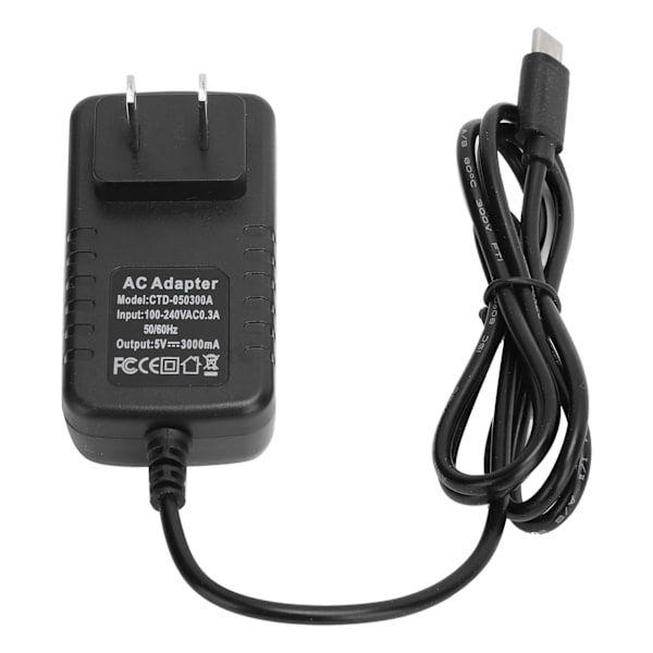 Raspberry Pi 4B 5V 3A Typ-C Virtalähde