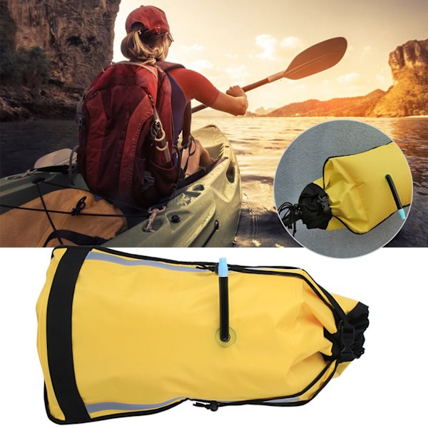 Nylon Rescue Uppblåsbar Paddle Float Flytväska för Kanot Kajak Seayak