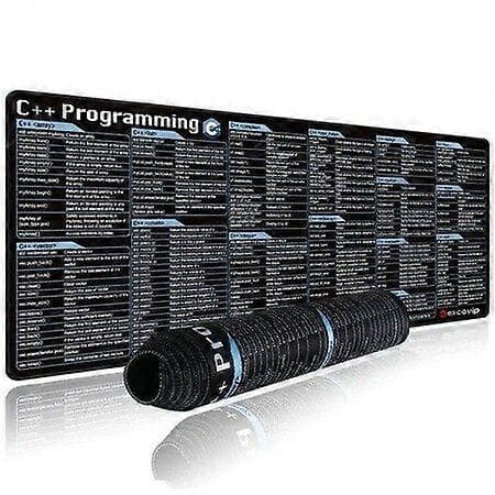 C++-programmeringsgenveje - Musemåtte med forbedret effektivitet med omfattende tastguide og holdbart design