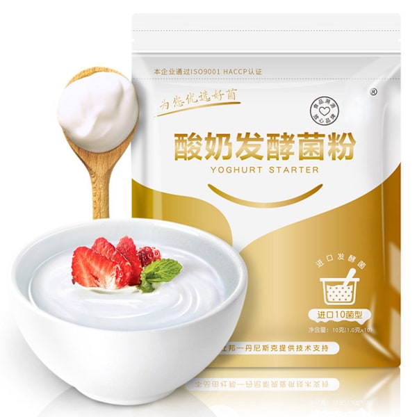Yoghurtstarter Lactobacillus Fermenteringspulver Hjemmelaget Yoghurt Tilbehør