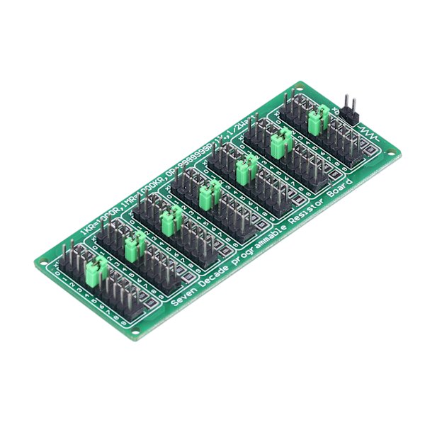 Programmable Resistor Board 1R to 9999999R 8 Sections 0.1R Low Cost Accuracy Electronic Component