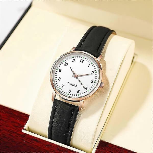 Dameure Dame Lille Quartz Analog Armbåndsur Casual Læder Grey