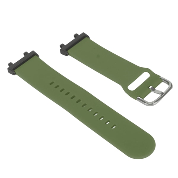 Mjukt silikonarmband Justerbart ersättningsband Tillbehör Passar för Amazfit T Rex 2 Smart Watch OD Grön