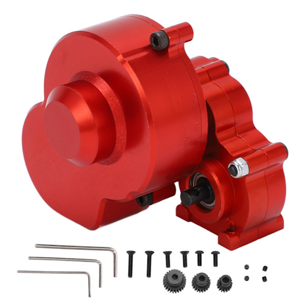 RC-vaihteisto moottorinvaihteella AXIAL SCX10 1/10 kauko-ohjattavalle autolle Red