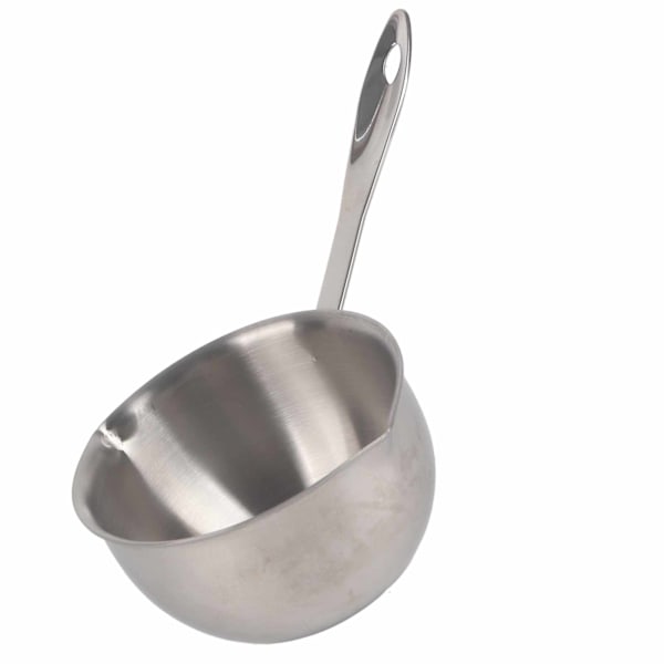 Smörvärmargryta allt i ett platt induktionsbotten i rostfritt stål Mini Smör Hot Pot Mjölkgryta Liten kastrull 300ml