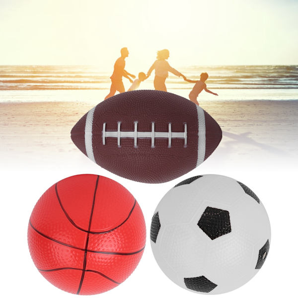 Fotboll Rugby Basket Set Interactive Game Outdoor Sports Toy for Ball Training777-525