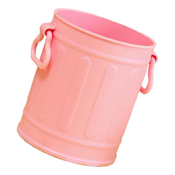 Plastic Pen Holder Cute Large Capacity Convenient Storage Pen Container for Home School Office Pink